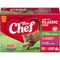 chef classic wet cat food classic loaf mixed selection