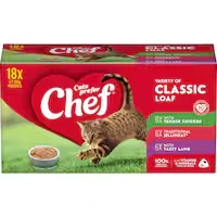 chef classic wet cat food loaf mixed selection