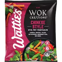 wattie's wok creations frozen stir fry vegetables chinese style