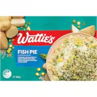 watties frozen meal fish pie