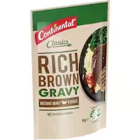 continental instant gravy mix rich brown