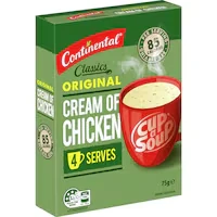 continental classics cup a soup original cream of chicken