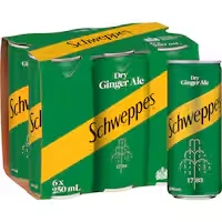 schweppes drink mixers dry ginger ale