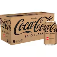 coca cola no sugar soft drink vanilla