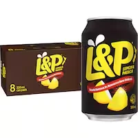 l & p soft drink lemon & paeroa