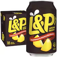 l & p soft drink lemon & paeroa