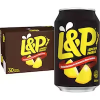 l & p soft drink lemon & paeroa