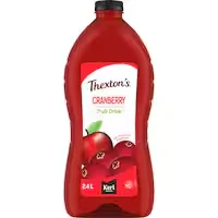 thextons fruit drink cranberry