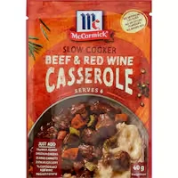 mccormick slow cookers recipe base beef & red wine