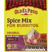 old el paso burrito seasoning beans and chilli