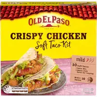 Old El Paso Kit Soft Taco Crispy Chicken 370g