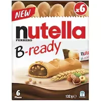 nutella b-ready biscuit bar 132g
