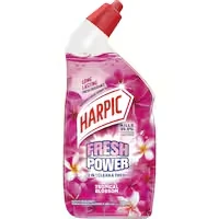 harpic toilet cleaner fresh power tropical blossom