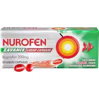 nurofen zavance ibuprofen 200mg fast pain relief liquid capsules