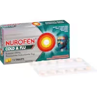 nurofen cold & flu ibuprofen & pe decongestant tablets