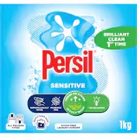 persil front & top loader laundry powder sensitive