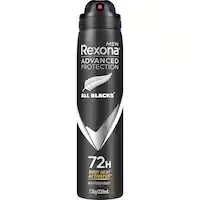 rexona men advanced protection antiperspirant aerosol all blacks