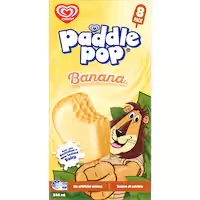 paddle pop ice blocks banana