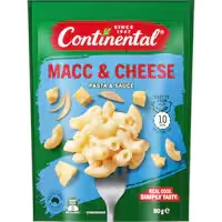 continental pasta & sauce macc & cheese