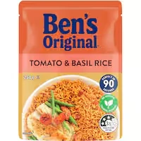 bens original microwave rice tomato & basil