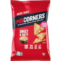 popcorners corn snacks sweet & salty