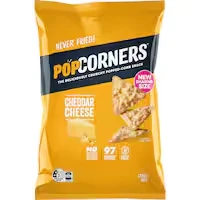 popcorners corn snacks cheddar cheese