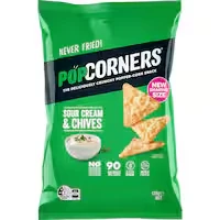 popcorners corn snacks our cream & chives