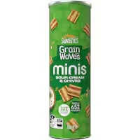 sunbites grain waves chips minis sour cream & chives