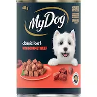 my dog wet dog food gourmet beef classic loaf