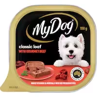 my dog wet dog food gourmet beef meaty loaf