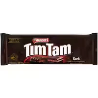 arnott's tim tam chocolate biscuits classic dark choc