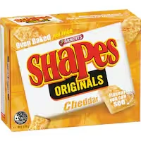 arnotts shapes crackers cheddar