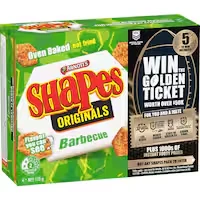 arnotts shapes crackers bbq originals