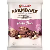 arnotts farmbake cookies triple choc