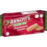 arnott's shortbread cream gluten free