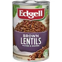 edgell lentils brown