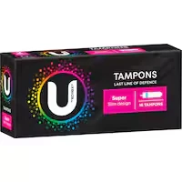 u by kotex tampons super