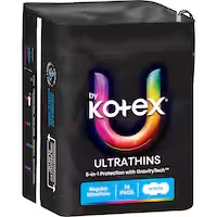 u by kotex ultrathin pads regular with wings