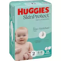 huggies skin protect nappies size 2 (4-8kg)