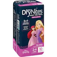huggies drynites night pants girl 2-4 years (13-20kg)