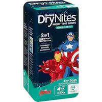 huggies drynites night pants boy 4-7 years (17-30kg)