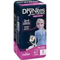 huggies drynites night pants girl 4-7 years (17-30kg)