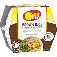 sunrice microwave brown rice cups