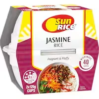 sunrice microwave jasmine rice cups