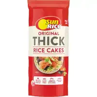 sunrice thick rice cakes original