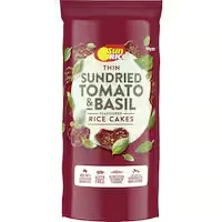 sunrice thin rice cakes sundried tomato & basil