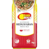 sunrice white rice calrose medium grain