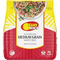 sunrice white rice calrose medium grain