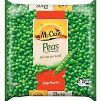 mccain frozen peas