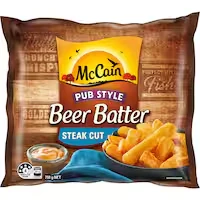 mccain pub style fries beer batter steak cut